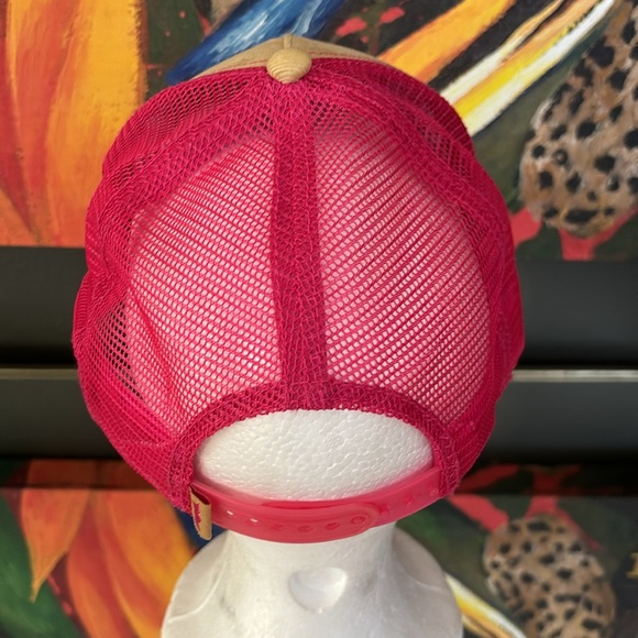 Von Dutch Corduroy w/ Pink Sequin Trucker Hat NWT - Picture 5 of 10